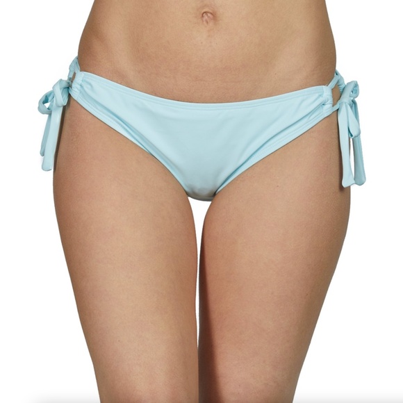 Next Hawaiian Dream Tubular Bikini Bottom ONLY  in Light Blue Size Small - Picture 1 of 12